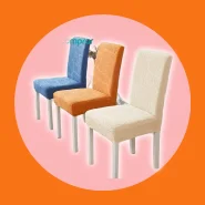 Kit2 4 6 Capa para Cadeira Elastica Extensivel Decorativa Folhas