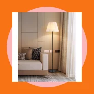 Luminária de Chão Simples E27 de de Sala de Estar