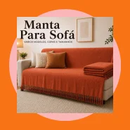 Manta Decorativa Premium Para Sofá 100% Algodão Vários Modelos