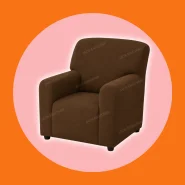 Capa de Poltrona 1 Lugar, Sofá Coladinha, Malha Gel Ajustável