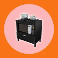 Balcão para Cooktop 4 Ou 5 Bocas Cozinha Compacto 1