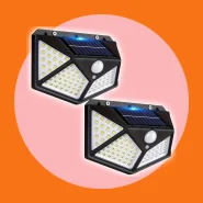 1 2 3 Unidades Luminárias Solares Impermeáveis Prova de Chuva