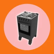 Fogão de Piso Braslar New Sirius 4 Bocas Mesa Inox