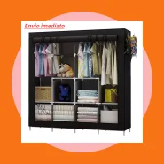 Guarda Roupa Grande Dobrável Armário Arara Organizador Multiuso
