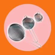 Kit 3 Peças Peneira Coador em Aço Inox para Cozinha