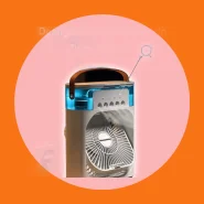 Mini Ar Condicionado Umidificador Ventilador Portátil USB LED