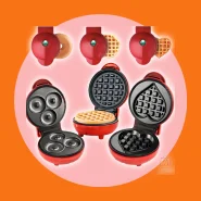 Máquina Para Fazer Redonda/Coração/Donuts Waffles Em Forma Rosquinhas