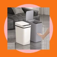 Lixeira com Sensor Automático Inteligente Abre Fácil em Toque Cesto
