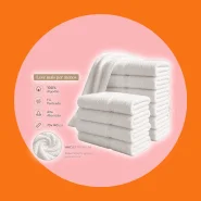 Toalhas Banho Brancas Kit Unidades Grande Aveludadas 90% Algodão