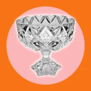 Bomboniere de Vidro 600ml Centro de Mesa Porta Bombons, Balas