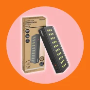 Luminária Emergência Lâmpada 30 Leds Recarregável Bivolt Luz Fria