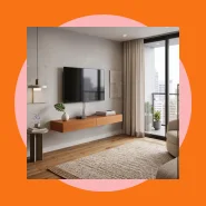 Rack Linea Suspenso para Painel Ou Tv com 2 Portas