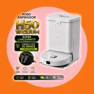 Robô Aspirador H50 / H50 PRO Xiaomi Alexa 8000Pa Mapeamento
