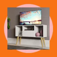 Rack para Tv Até 40 Polegadas Retrô Moderno para Sala