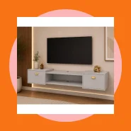 Rack Suspenso Leão 1.80cm Tv 75