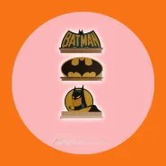 Kit Prateleiras Batman 32x20cm Suporte Organizador para quarto sala