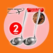 Colher de Feijao e Feijoada Inox Duravel Serve Pra Diversas