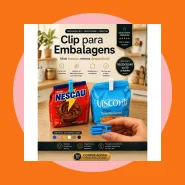 Clips Fechador Embalagens de Alimentos Cozinha Utilidade Doméstica