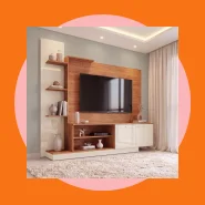 Estante para Tv e Home Theater Até 55 Polegadas Nichos