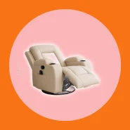 Poltrona do Papai Massagem Reclinável Massageadora Giratória Austin