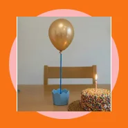 Centro de Mesa Cachepot Aniversário C 1 Varetas e Suportes