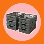 Kit Até 6 Cestos Organizadores Reforçado 5,2 Litros Organizador