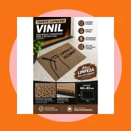 Tapete Capacho Decorativo personalizado Flork VINIL–(60X40)