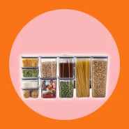 Kit 10 Pote Hermético Empilháveis Porta Mantimento Cozinha