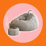 Sofá preguiçoso quarto Tatami único pequeno sofá varanda