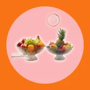 Fruteira de Mesa Acrílica PET resistente Decorativa Organizador