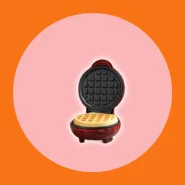Mini Máquina de Waffles Elétrica Portátil Casa Cozinha Fazer Waffle
