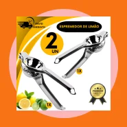 Espremedor Limão Manual Aço Inox Suco Citrico Produto Cozinha