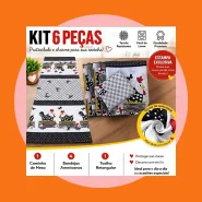 Kit de Cozinha 6 Peças Casa Decoração Preço de Fábrica
