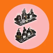 1 2 Peças Suporte de Canto e Reta Porta Shampoo