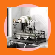 Escorredor de Louças Rack Aço Carbono Organizador