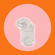 Mini Pote de Vidro Diamond Arena 340ml Lyor com Tampa