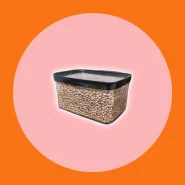 Pote Organizador 2500ml Hermético Acrílico para Mantimentos