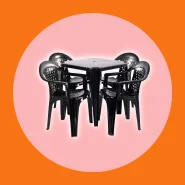 Kit 4 Poltronas 154kg Mesa