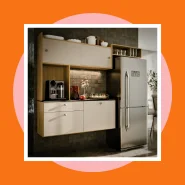 Armário de Cozinha Completo Sala de Jantar Suspenso 150cm Balcão