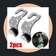2pcs Gancho para o Encosto do Banco Traseiro Carro Diamantado