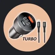Carregador Veicular Turbo 87.5w Usb-c Usb-a Carregamento Rápido