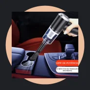 Mini Aspirador de Pó Portátil Automotivo Casa sem Fio 3