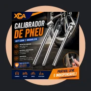 Medidor Pressão Pneus Carro Moto Calibrador Caneta Portátil 10-120