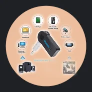 Receptor Bluetooth Áudio P2 3.5mm sem Fio para Carro, Som