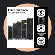 Fonte Chaveada 12v 24v 5a 10a 20a 30a 50a Capa