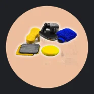 Kit 10 Peças Lavagem Automotiva Esponja Escova de Pneu Flanela