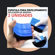 Espátula Silicone com Feltro Profissional Envelopamento Automotivo