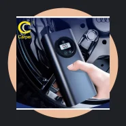 Compressor Detector de Ar Portatil Recarregavél com Fio sem Fio