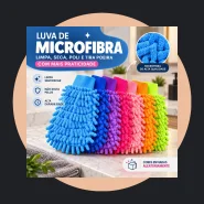 1 2 3 Ou 5 Luva de Microfibra Lavagem Automotiva