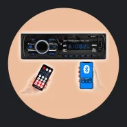 Rádio Mp3 Som Automotivo Bluetooth Universal 1 Din LED USB